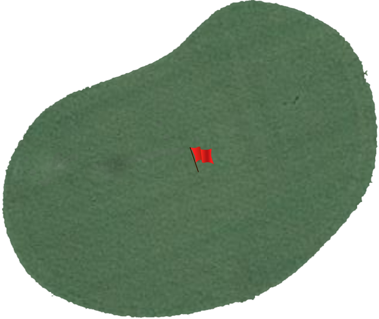 Hole 3 green